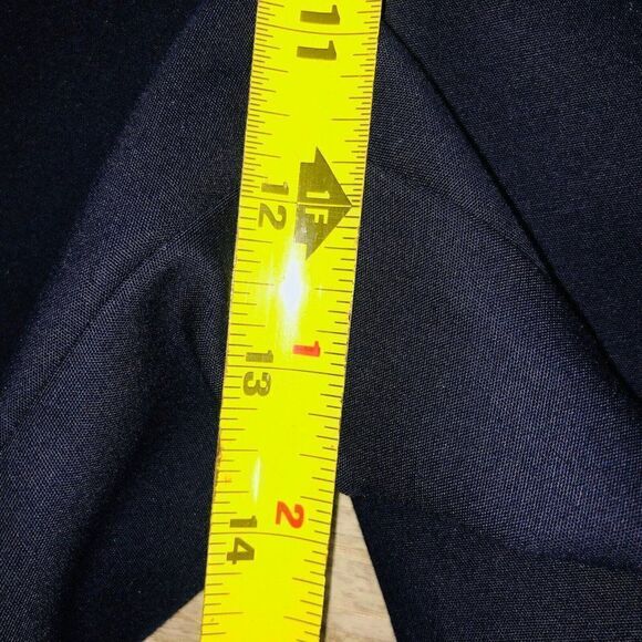 St. John Yellow Label Navy Women’s Pants Stretch Straight Leg Size 10 - Picture 12 of 13